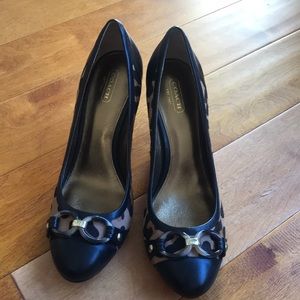 Coach taffy high heel pumps in cheetah